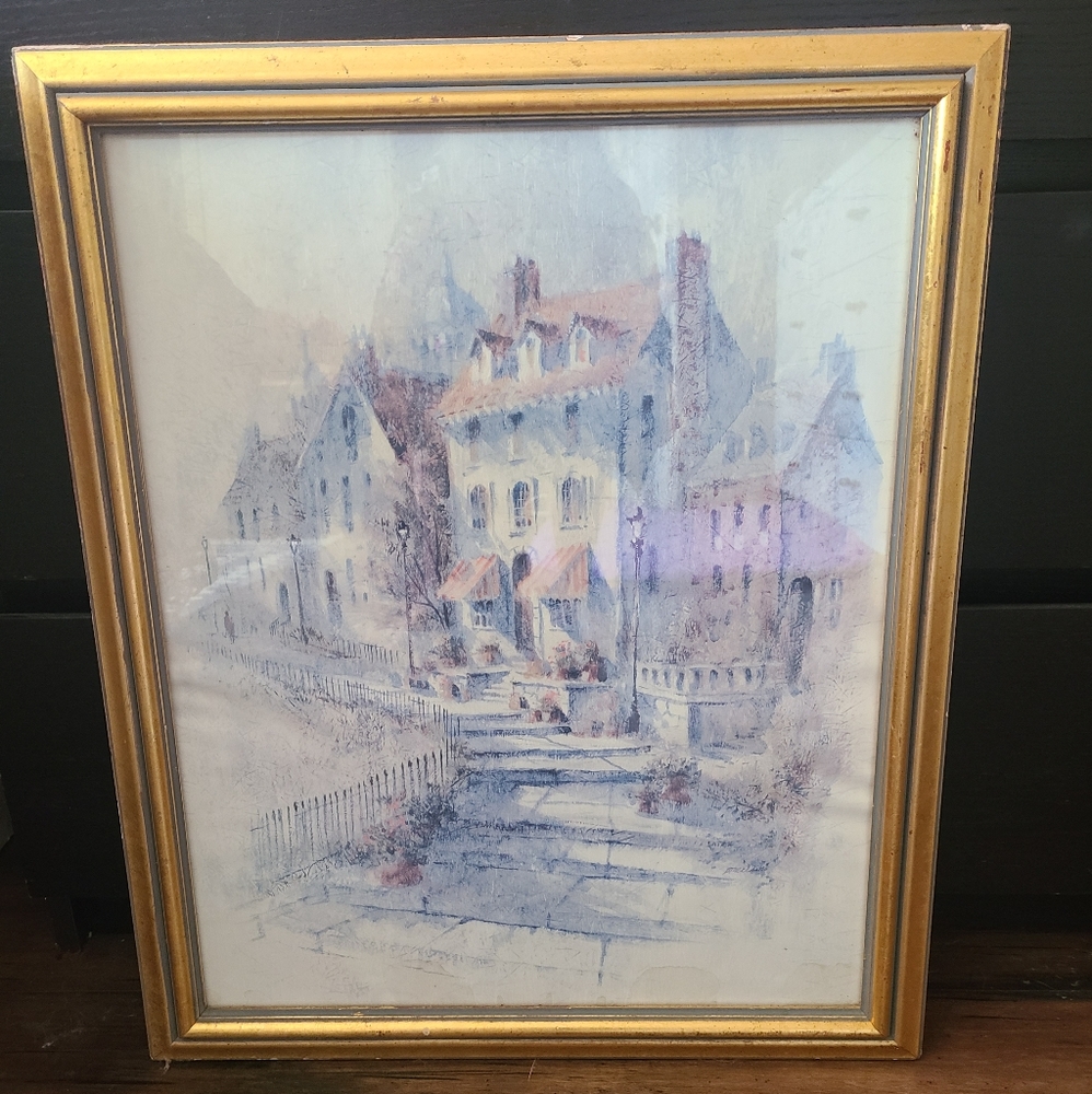 **Enchanting English Garden Framed Print